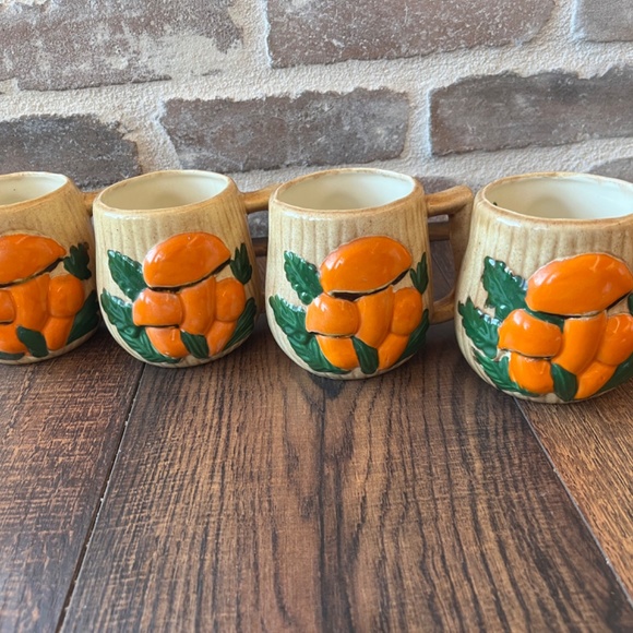 Rare arnel’s mushroom tea set tea cups tea pot creamer mushroom tea set Arnels - Picture 9 of 16